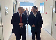 浦东新区管小军副区长一行来旋乐吧spin8考察指导事情